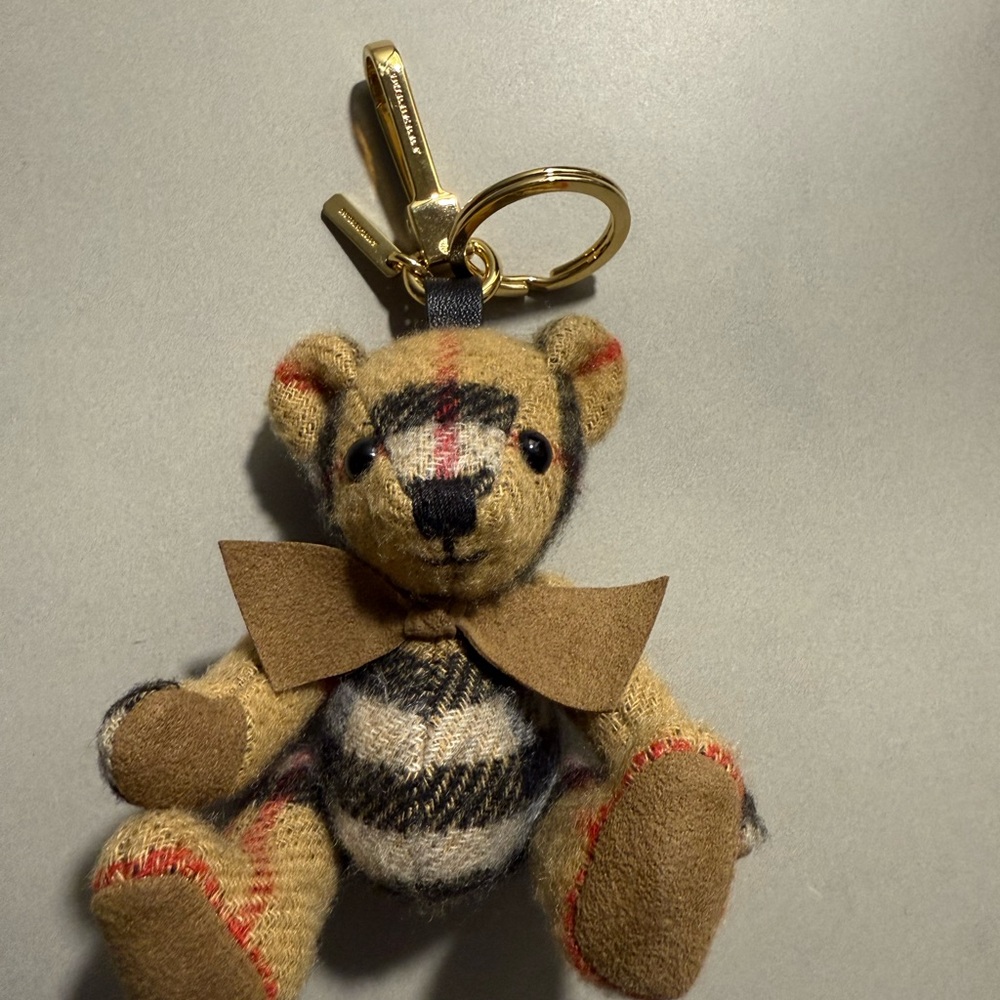 Authentic Burberry Teddy Bear Keychain